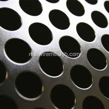 Lembaran Steel berlubang dengan lubang bulat